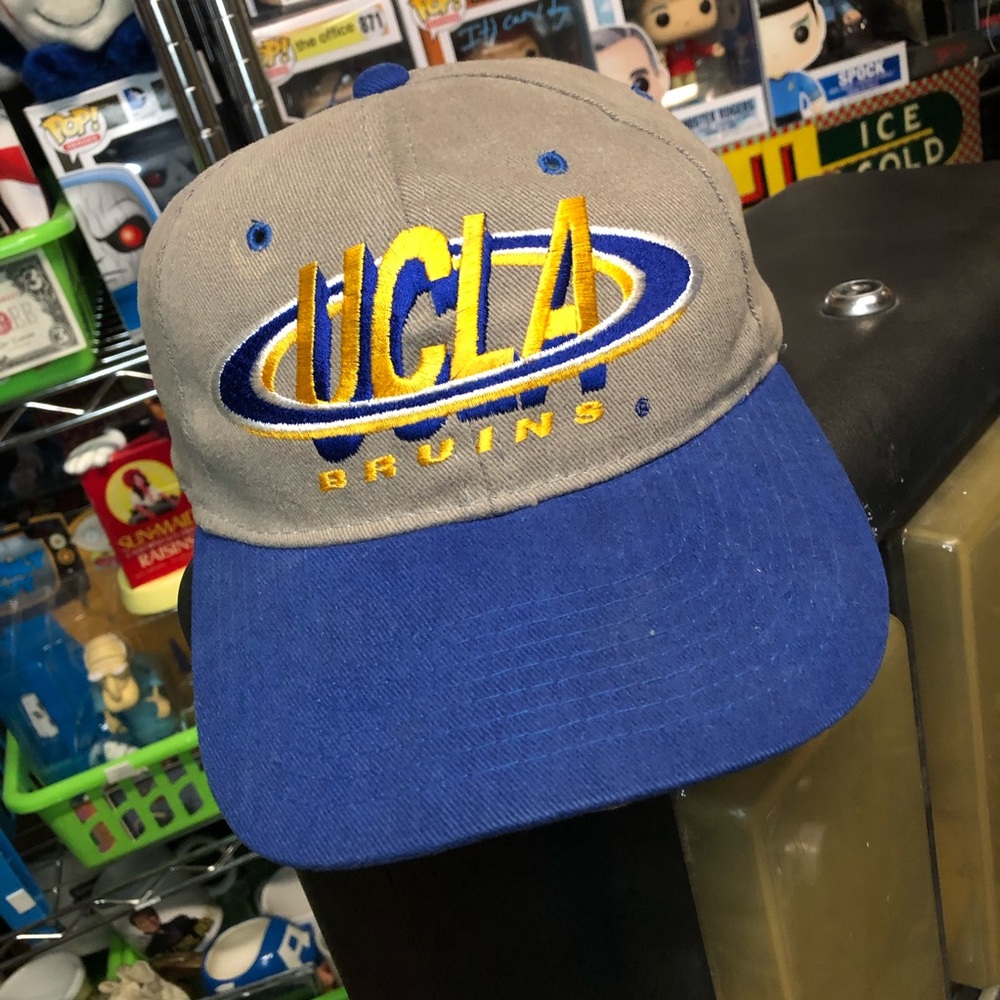 Vtg UCLA Bruins Embroidered Logo Snapback Baseball Cap Hat